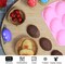Easter Egg Silicone Molds, Pink Silicone Cake Molds for Baking for Holiday/Birthday/Party, Large Stuffed Chocolate Breakable Egg Molds for Dessert, 6 Cavities 2 Pcs
